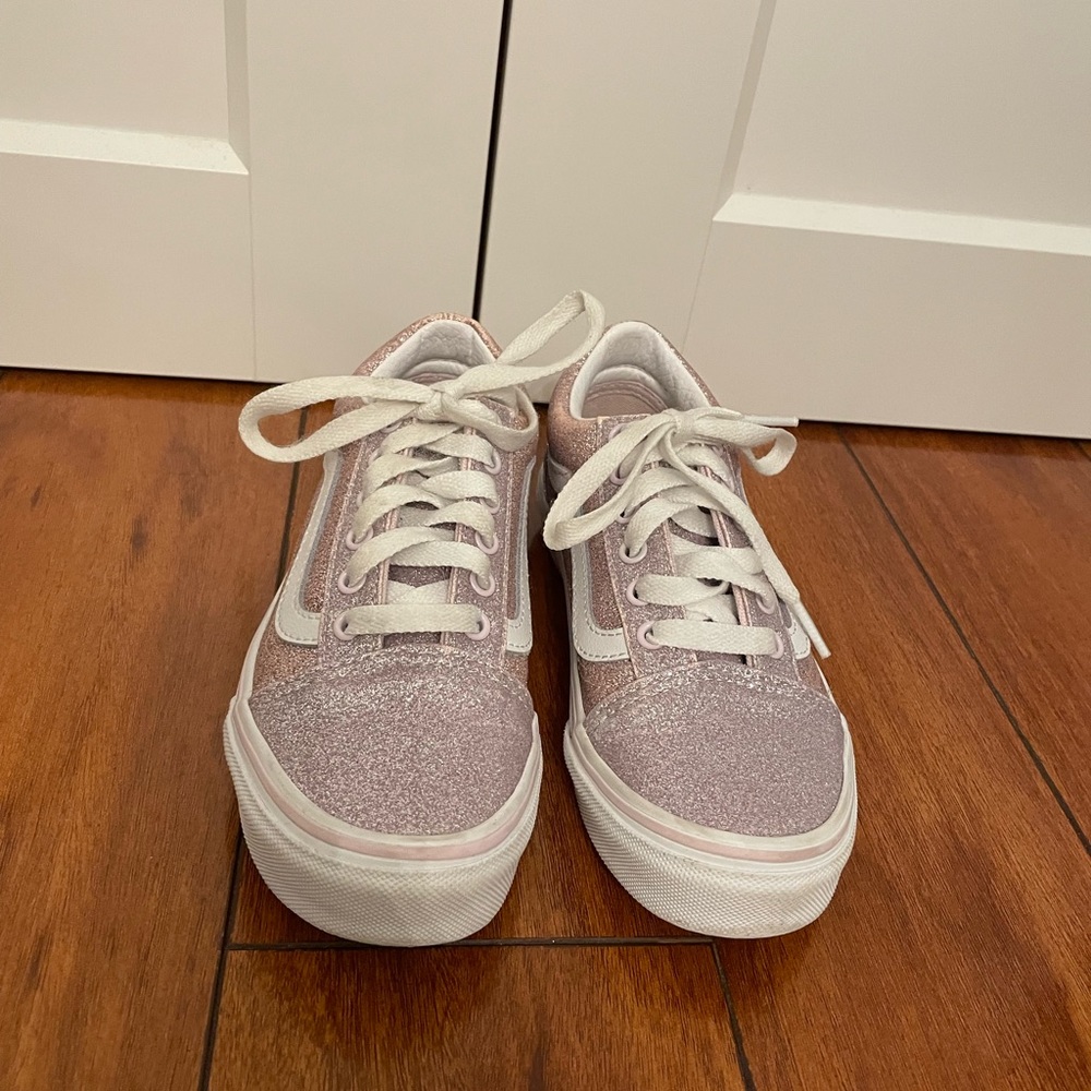 VANS shimmer sneakers kids size 1.5